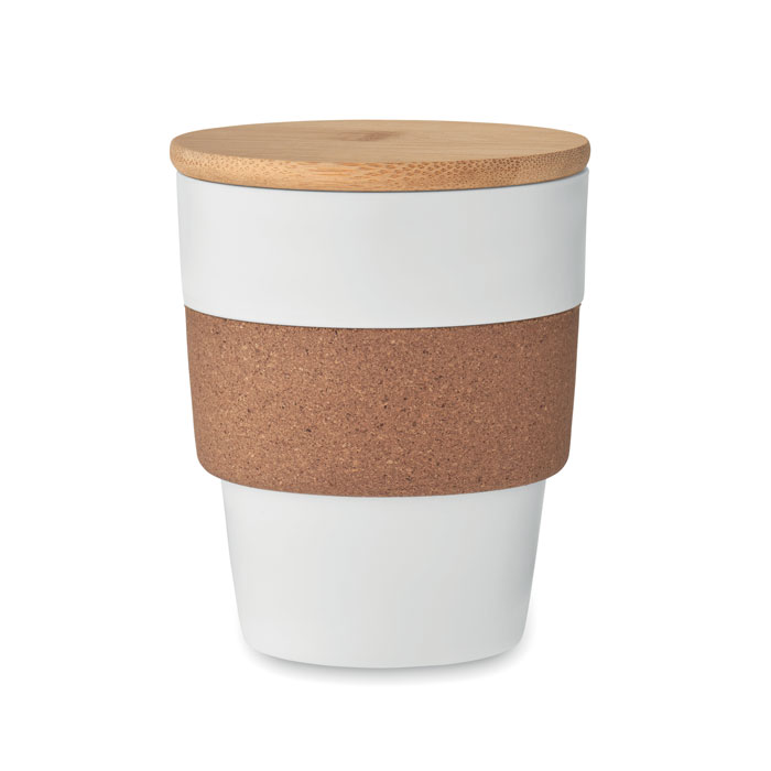 GALAO - Beker in PP 300 ml - voor bedrijven en relatiegeschenken - wit