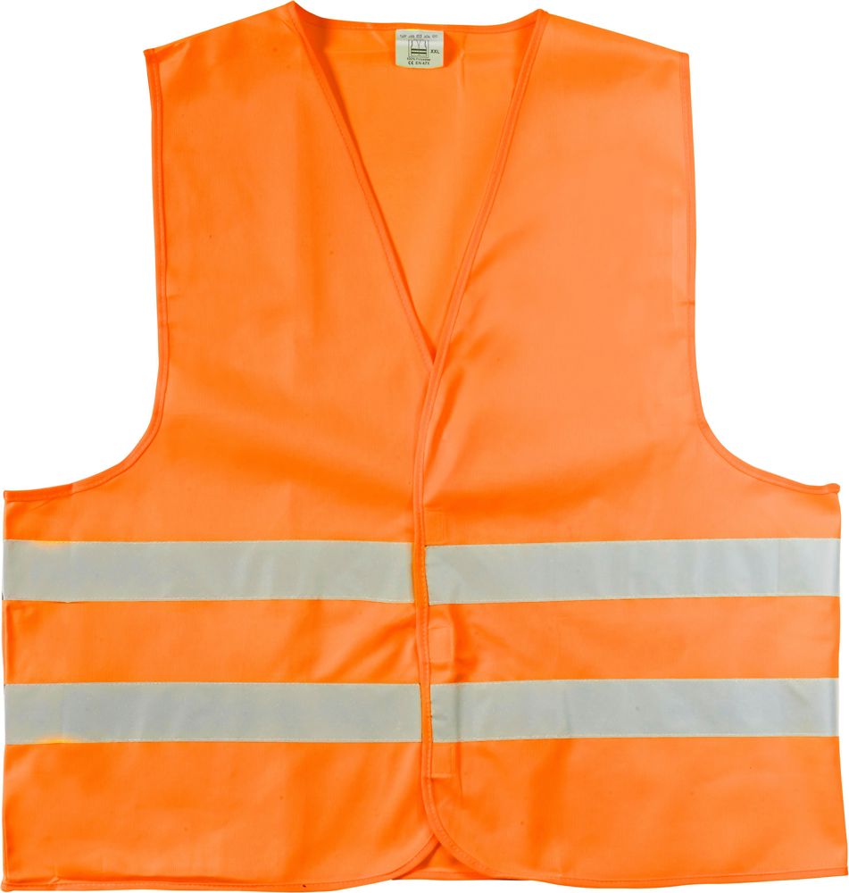 Polyester (150D) veiligheidsvest Arturo - met logo of onbedrukt bestellen - oranje