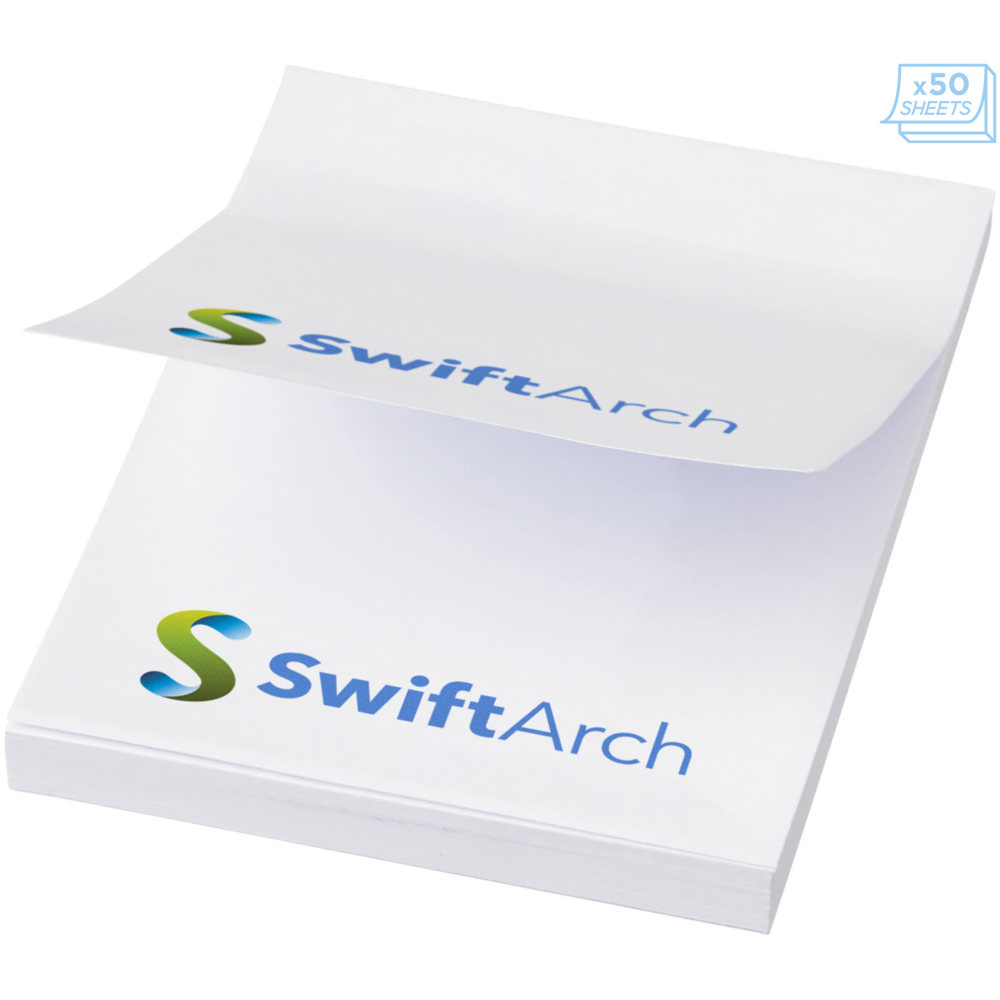 Sticky-Mate® sticky notes 50x75 mm - voor bedrijven en relatiegeschenken