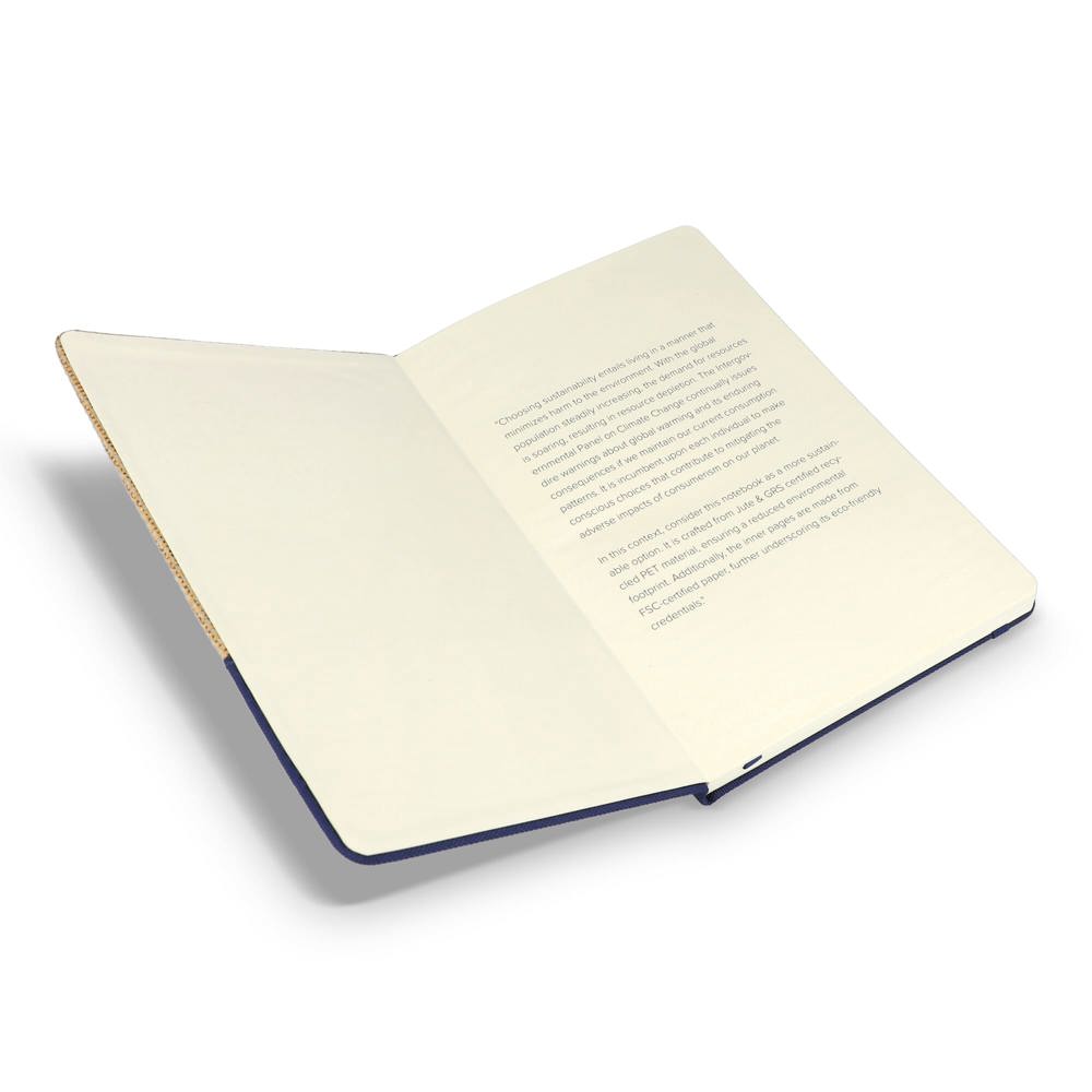 Notitieboek jute R-PET