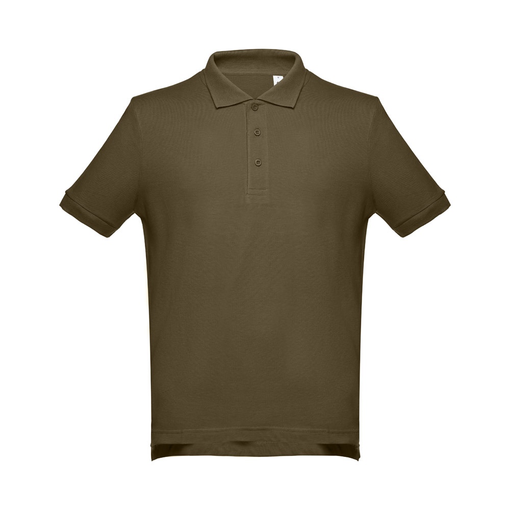 THC ADAM 3XL. Polo t-shirt voor mannen - met logo of onbedrukt bestellen - Olijfgroen