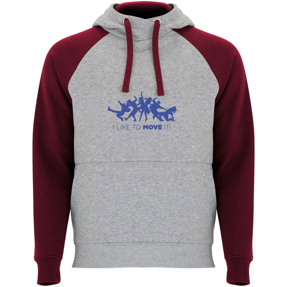 Badet 280 g/m² tweekleurige kinderhoodie