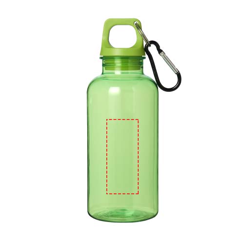Oregon 400 ml waterfles van RCS-gecertificeerd gerecycled plastic met karabijnhaak