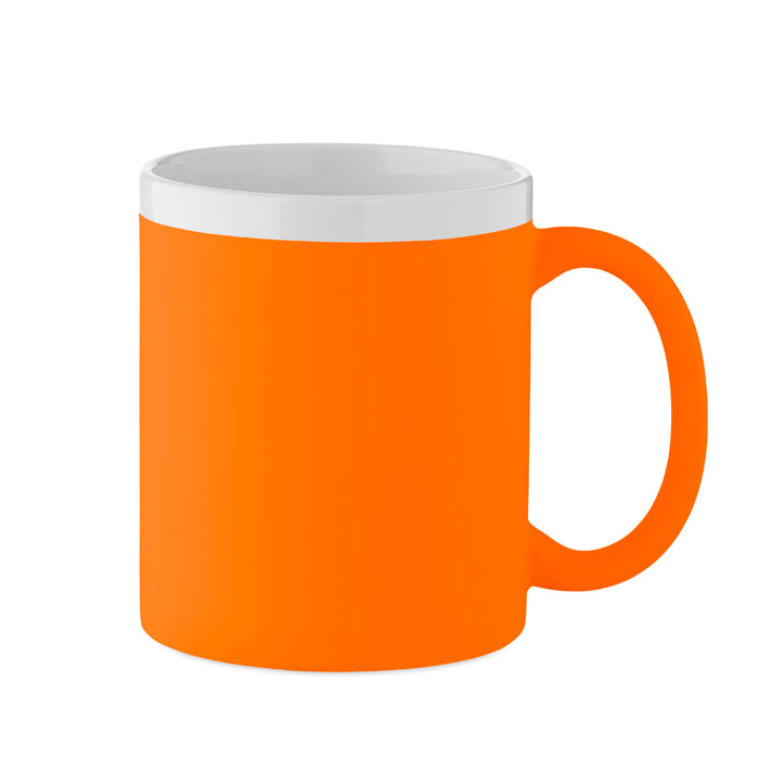 MUGIVA - Keramische mok 300ml - kopen of bedrukken - Neon oranje