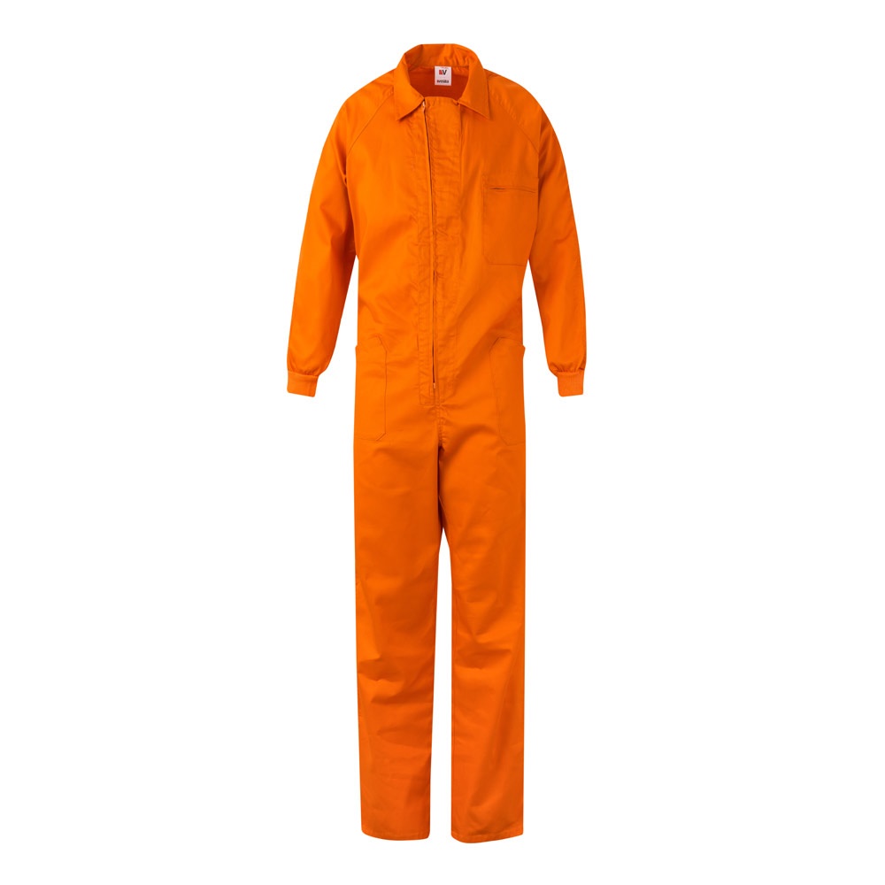VL YAMA. Twill jumpsuit (200g/m²), van katoen (35%) en polyester (65%) - kopen of bedrukken - Oranje