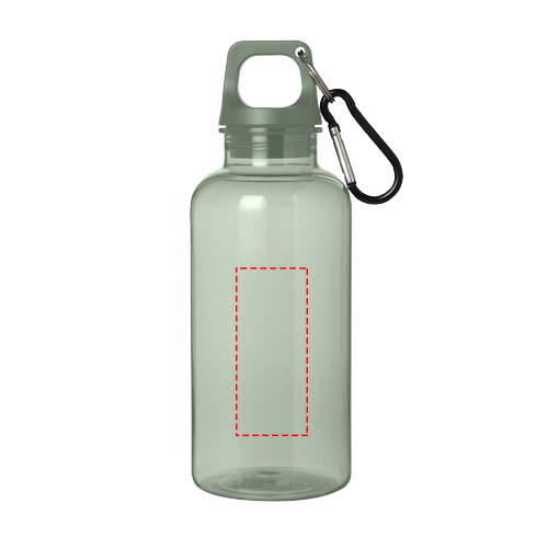 Oregon 400 ml waterfles van RCS-gecertificeerd gerecycled plastic met karabijnhaak
