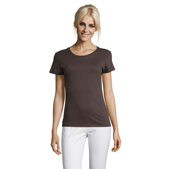 REGENT WOMEN - REGENT dames t-shirt 150g - bedrukt of onbedrukt verkrijgbaar - donker grijs