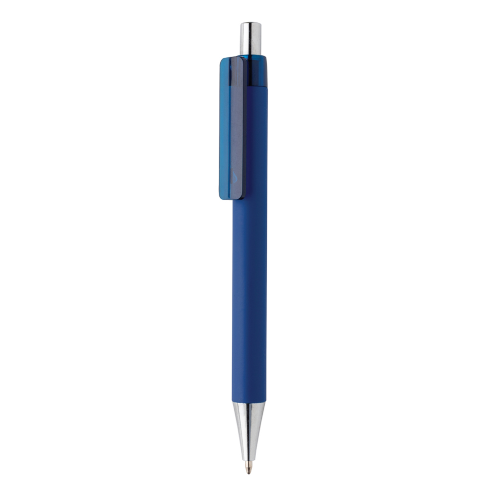 X8 RCS R-ABS pen met smooth touch - met logo of onbedrukt bestellen - donkerblauw (± PMS 288)